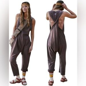 Free People Movement Hot Shot Twisted back Onesie - S